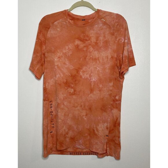 Lululemon Always Agile Short Sleeve Shirt Training Anti Stink Lycra Blend No Tag - Picture 3 of 11